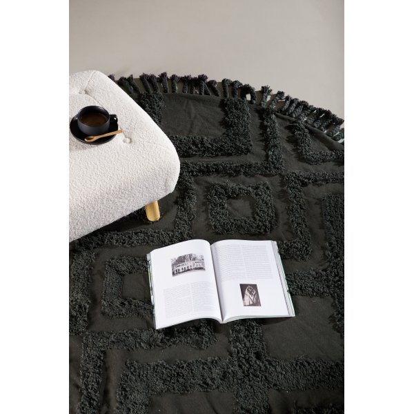 Kleva bomullsteppe - Mørk grå Kleva bomullsteppe - Mørk grå