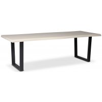 Bretagne spisebord 240 cm - Whitewash/svart Bretagne spisebord 240 cm - Whitewash/svart
