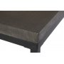 Betong salongbord, 125 cm - Svart