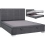 Maison 160x200 cm gr sengeramme med oppbevaring i sengen