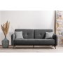 Sandbck 2-seters sovesofa - Antrasitt/sort