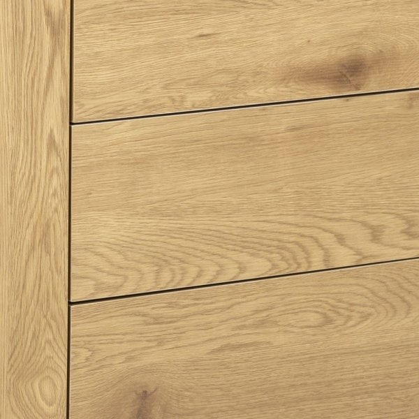 Seaford Skjenk - Svart/eik