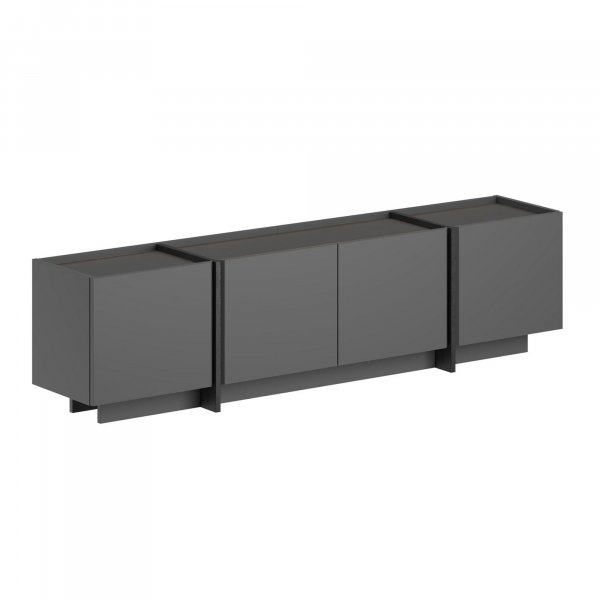 TV-stativ Lorensa 180 cm - Antrasitt/Sort