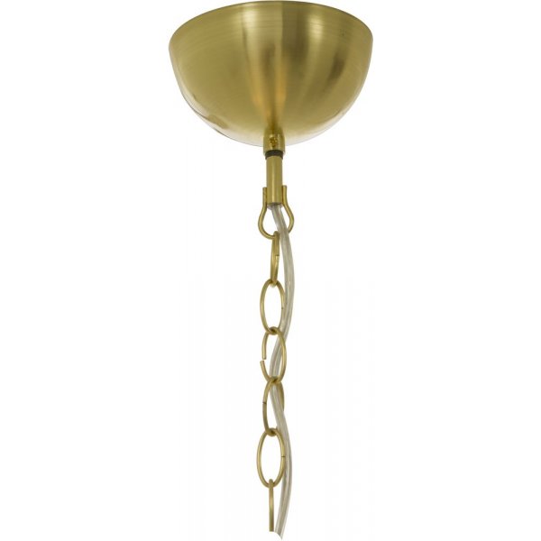 Taklampe Orfeus - Matt messing / opalhvit