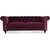 Chesterfield Royal 3-seters sofa - Bordeaux fløyel