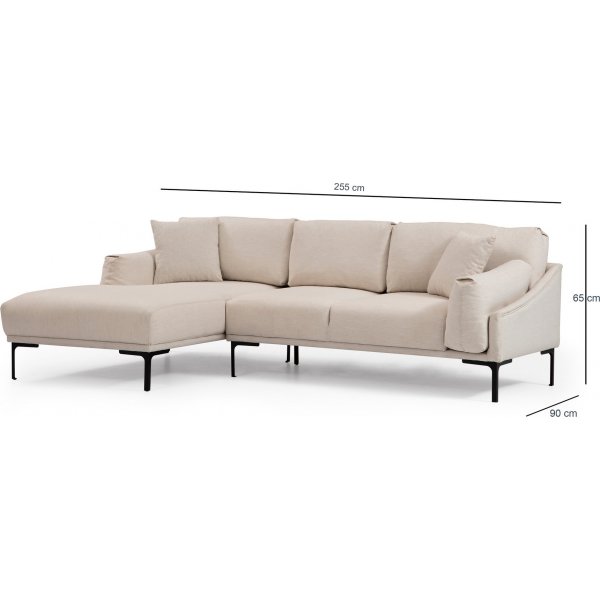 Leo divansofa - Krem Leo divansofa - Krem