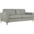 Nova 2-seters sofa - Gr + Flekkfjerner for mbler