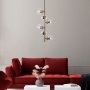 Fasettert taklampe 10470 - Vintage