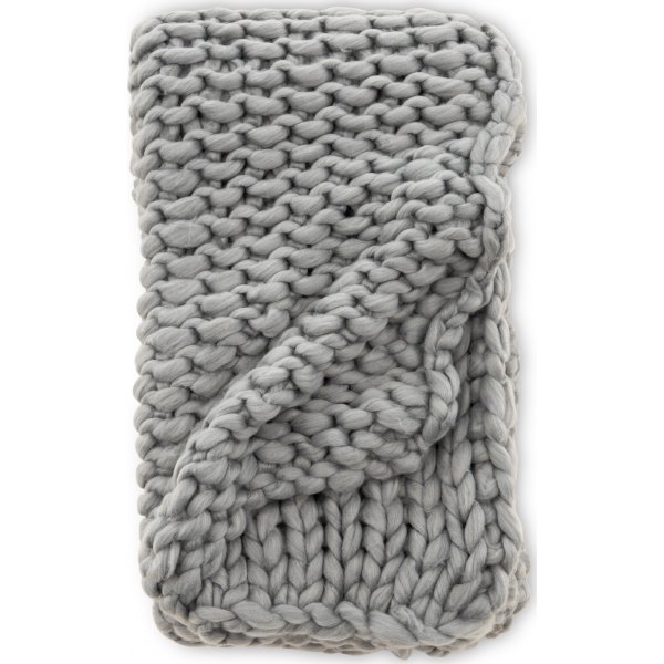 Hägg pledd, 130x170 cm - Lysegrå Hägg pledd, 130x170 cm - Lysegrå
