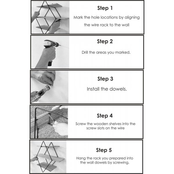 Walter vegghylle 07 - Valntt/svart