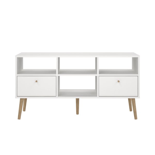 Bodo TV-skap med 2 skuffer - Hvit Bodo TV-skap med 2 skuffer - Hvit