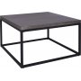 Betong salongbord, 90 cm - Svart