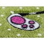 Barnmatta Holly - Kitty grn - 120x170 cm