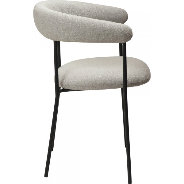 Plenti lenestol - Cashmere bouclé/svart Plenti lenestol - Cashmere bouclé/svart