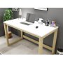 Tone skrivebord - Hvit/furu