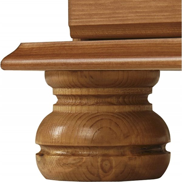 Richmond garderobeskap med 3 d�rer - Brun/kremhvit