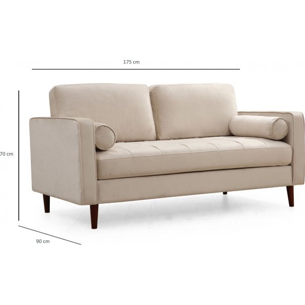 Rome 2-seters sofa - Beige Rome 2-seters sofa - Beige