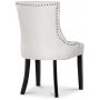 Tuva Eastport spisestol med nagler - Beige lin