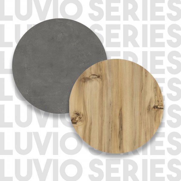 Luvio mediebenk 13 - Eik/slv