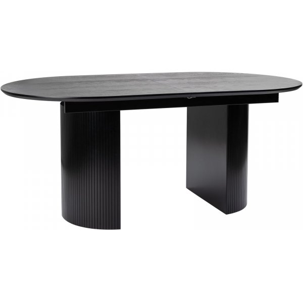 Chiba spisebord 180-240 x 100 cm - Svart boks