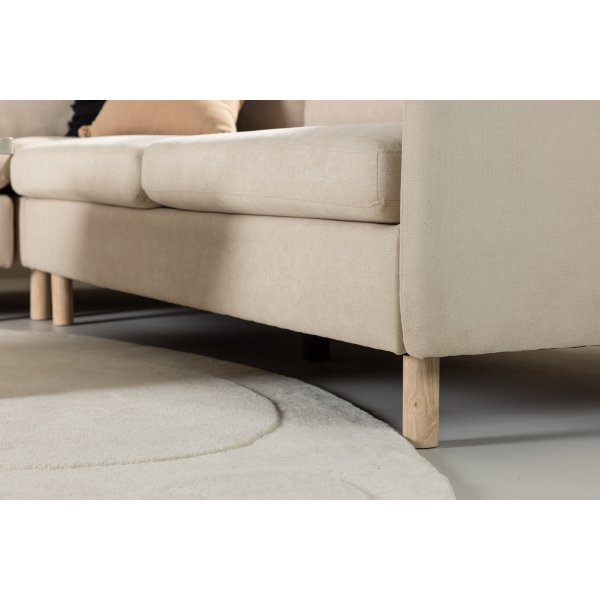 Zero hjørnesofa 295 cm - Beige Zero hjørnesofa 295 cm - Beige