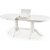 Leonardo uttrekkbart hvitt spisebord 90x150-190 cm