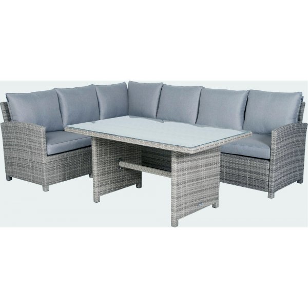 Moreno sofagruppe - Lys grå - Venstrevendt Moreno sofagruppe - Lys grå - Venstrevendt