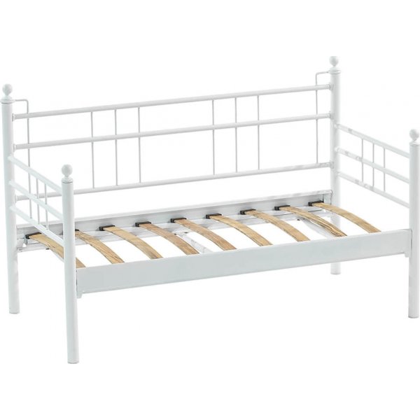 Manyas 2-seters utesofa - Hvit/brun