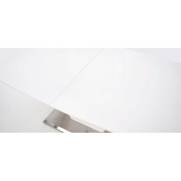 Annelise spisebord 160-220 cm - Hvit høyglans Annelise spisebord 160-220 cm - Hvit høyglans