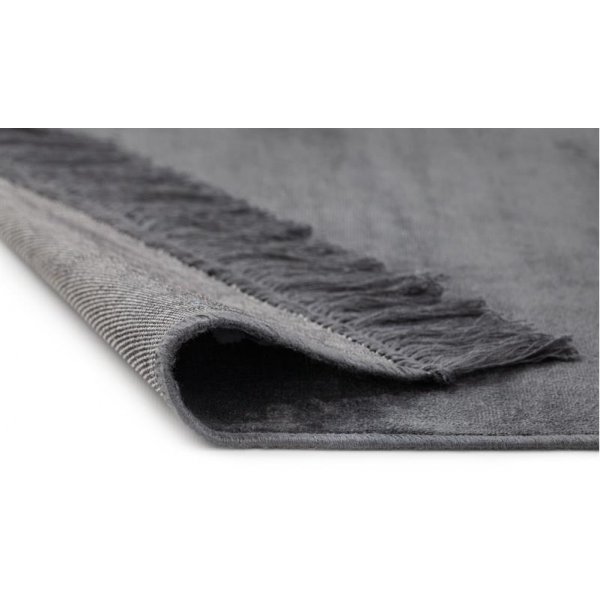 Kunstig silketeppe Granada - Antrasitt Kunstig silketeppe Granada - Antrasitt