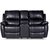 Enjoy Chicago Biosofa - 2-seter sofa recliner (el) i svart kunstskinn