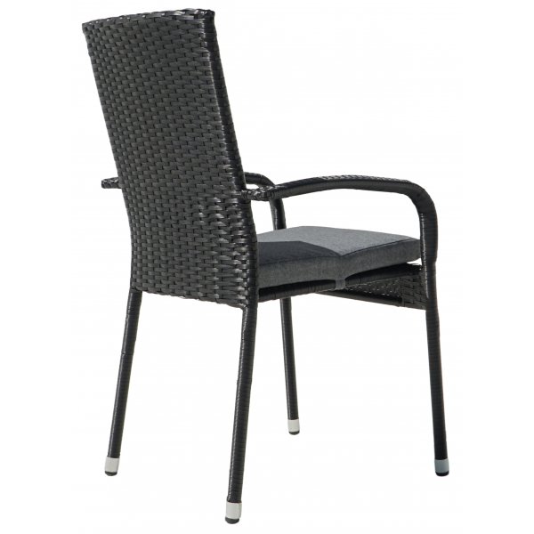 Stabelbar utestol med pute