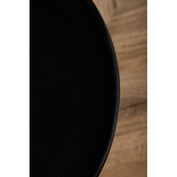 Mariana sittepuff - Svart flyel