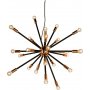 Taklampe Ray - Kobber / svart