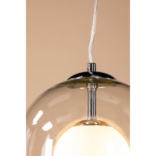 Roche taklampe - Gjennomsiktig/krom/hvit Roche taklampe - Gjennomsiktig/krom/hvit