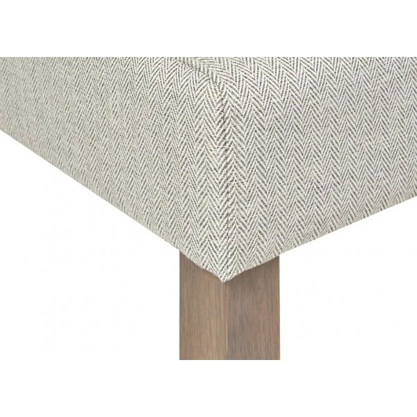 Axel spisestol - Beige (stoff) / Brune ben Axel spisestol - Beige (stoff) / Brune ben