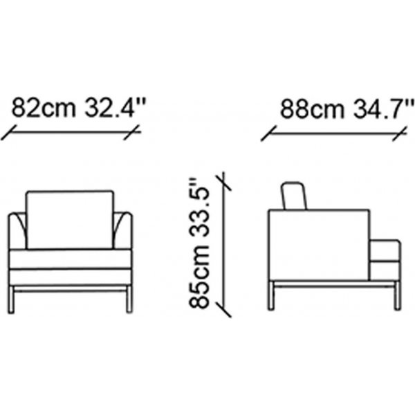 Pearl lenestol - Krem Pearl lenestol - Krem