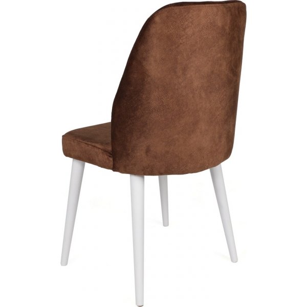 Dallas spisestuestolsett - Brun/hvit Dallas spisestuestolsett - Brun/hvit