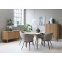 Boble rundt spisebord 120 cm i oljet eik
