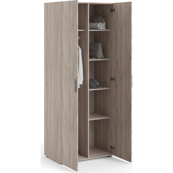 Pepe garderobe med 2 d�rer - Tr�ffel