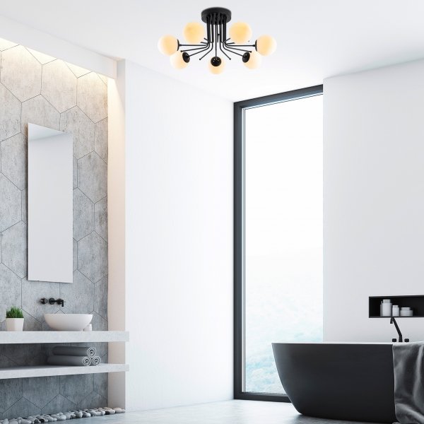 Daisy taklampe 147-AV - Sort/hvit Daisy taklampe 147-AV - Sort/hvit