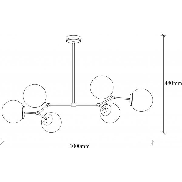 Damar taklampe 6322 - Gull/hvit Damar taklampe 6322 - Gull/hvit