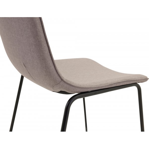 Malcolm spisestol - Grå/svart Malcolm spisestol - Grå/svart