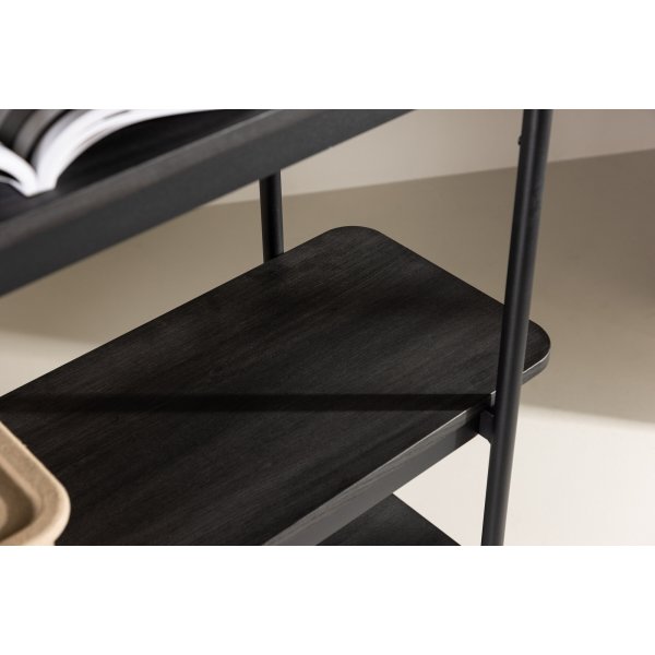 Heim hylle 190 cm - Sort