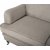 Birmingham Howard divansofa i beige stoff