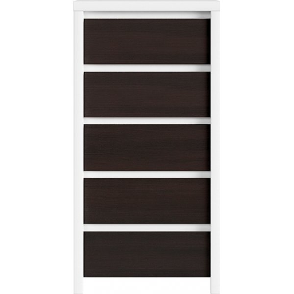 Kaspisk kommode 56 x 112,5 cm - Hvit/wenge