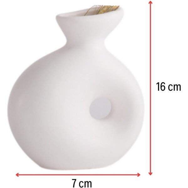 Delta vase - Hvit Delta vase - Hvit