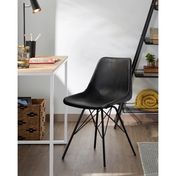 Landi skrivebord - Hvit/eik Landi skrivebord - Hvit/eik