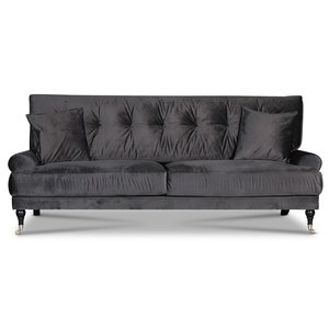 Adena 3-seter sofa - Mrkegr flyel