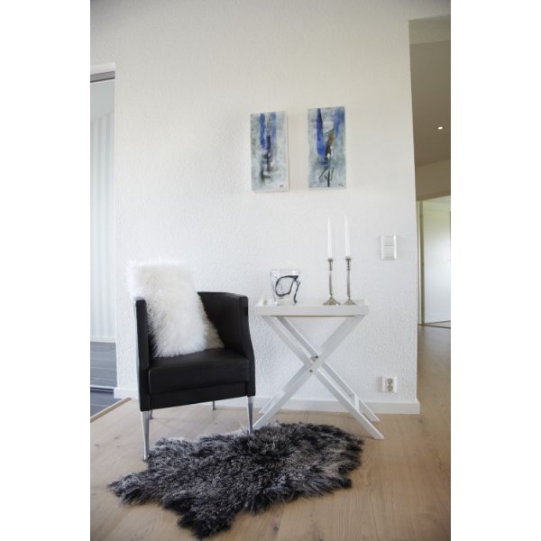 Shansi lammeskinn Svart Shansi lammeskinn Svart